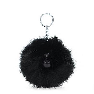 Kipling Pompom Monkey Keychain Accessoires Zwart | NL 1259DF